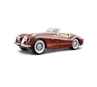 YRXIAO Coche De Aleación Estática 1:24 Jaguar XK 120 1951 Roadster - Modelo Fundido A Presión Edición Deportiva Aleación Vehículo Juguete Verde Y Rojo Exquisita Artesanía Decoración(Red)