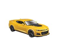 YRXIAO Coche De Aleación Estática 1 24 para Chevrolet Camaro ZL1 2017 Aleación De Coche De Fundición A Presión Modelo De Coche Modelo A Escala En Miniatura Exquisita Artesanía Decoración(Yellow)
