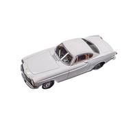 YRXIAO Coche De Aleación Estática 1/43 para Volvo P1800 Colección Modelo Coche Aleación Vehículo Metal Colección Adorno Exhibición Decoración Pasatiempo Exquisita Artesanía Decoración(White)