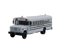 YRXIAO Coche De Aleación Estática Escala 1 43 para autobús Escolar Universal, autobús de prisión, Coche en Miniatura de aleación, vehículo de colección estática Exquisita Artesanía Decoración