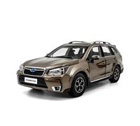 YRXIAO Coche De Aleación Estática Modelo A Escala 1 18 De Subaru Forester XT 2015, Modelo De Coche De Metal, Regalo para Hombres, Vehículo Estático Exquisita Artesanía Decoración(Oro)