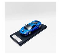 YRXIAO Coche De Aleación Estática Modelo De Coche Estático De Resina F8 Tributo Escala 1/43 Recuerdo Clásico para Adultos Decoración De Aficiones Exquisita Artesanía Decoración(Dark Blue)