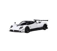 YRXIAO Coche De Aleación Estática Modelo Resina Tricolore para Pagani Zonda Adornos Edición Limitada Modelo Coches Modelo Decoración Coleccionable 1:64 Exquisita Artesanía Decoración(White)