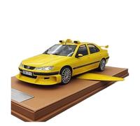 YRXIAO Colección De Modelos Coches Resina Peugeot 406 Taxi con Logotipo 1:18 Expositor Exprés Recuerdos