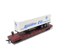 YRXIAO Diecast 1/87 para Transportador De Contenedores Ferroviarios Juguete De Regalo Modelo Tren Simulación Plástico Exquisita Artesanía Decoración