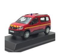 YRXIAO Expositor De Aleación para Peugeot Rifter 2019 Modelo Camión Bomberos Colección Recuerdos 1:43