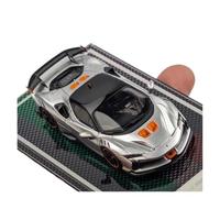 YRXIAO Figura Decorativa Estática Escala 1:64 del Ferrari SF9O XX Stradale Fabricada En Resina Corporativos(Silver)