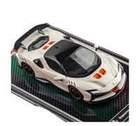 YRXIAO Figura Decorativa Estática Escala 1:64 del Ferrari SF9O XX Stradale Fabricada En Resina Corporativos(White)