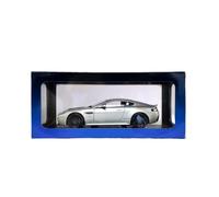 YRXIAO Maqueta A Escala 1:18 del Aston Martin V12 Modelo Coche Aleación. Ideal para Coleccionistas como Regalo O Decoración(Silver)