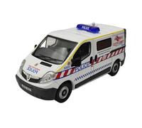 YRXIAO Maqueta A Escala 1/50 del Coche De Policía Ligero Vauxhall Vivaro Modelo Aleación Clásica Estática Coleccionable