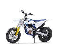 YRXIAO Miniaturas Cuerpo De Metal 1:18 para Husqvarna FS 450 Supermoto Vehículos fundición a presión estáticos Pasatiempos coleccionables Motocicleta Manualidades Multicolor