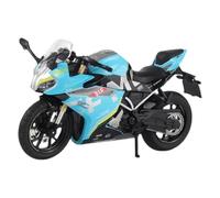 YRXIAO Miniaturas Cuerpo De Metal Escala 1:12 CFMOTO 250SR Modelo Motocicleta Aleación Juguete con Punta del Dedo Adornos Metal para Exhibición Artesanal Manualidades Multicolor(Blue)