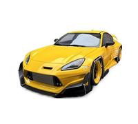 YRXIAO Modelo 1:18 del GR86 Rocket Rabbit Carrocería Ancha Modificado Totalmente Cerrado Y Estático Color Amarillo