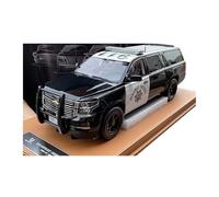 YRXIAO Modelo A Escala 1:18 del Suburban 2015 De La Policía Nueva York Pintado para Decoración Hogar
