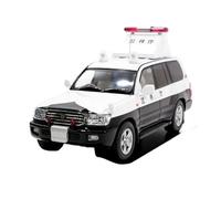YRXIAO Modelo A Escala 1:43 De Coche Policía Land Cruiser LC100 para Decoración del Hogar U Oficina