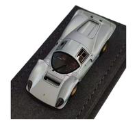 YRXIAO Modelo A Escala 1:64 del Ferrari 330P4 De 1967 Coche Deportivo Rojo Resina Miniatura Ideal para Coleccionistas(Silver)