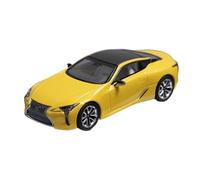 YRXIAO Modelo A Escala 1:64 del Lexus LC500 Coupé 2018 Color Amarillo De Aleación Coleccionable