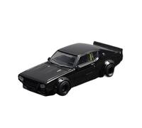 YRXIAO Modelo A Escala 1:64 del Nissan Skyline 2000 GTR KPGC110 De Aleación Negra Coleccionable Y Fabricado En Metal Fundido