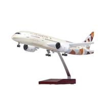 YRXIAO Modelo De Avión De Resina Etihad B787 Jet Escala 1/130 43 Cm Coleccionable para Entusiastas De La Aviación Aficionados Militares(No Light)