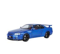 YRXIAO Nissan Skyline GTR R34 - Coche De Juguete Aleación Modificado Escala 1/18 con Sonido Y Luz(Style 3)