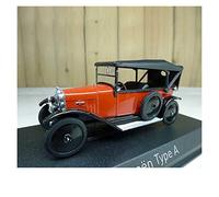 YRXIAO para Fundición A Presión Modelo De Coche 1 43 Citroen A Tipo 1919 Vintage Coche Sedán Modelo Pantalla Estática Exquisita Artesanía Decoración
