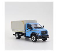YRXIAO para GAZ-C41A21 Camión De Transporte Fundición A Presión 1 43 Aleación Modelo Coche DIY Colección Estática Artesanía Decoración(Azul)