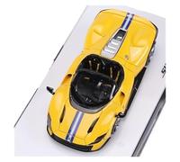 YRXIAO Resina 1:64 para Ferrari SP3 Daytona Modelo De Coche Colección Adorno De Modelo De Coche Verde(Yellow)