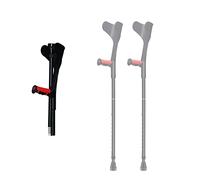 YRYRYW 1 Par 2 Unidades Muletas Adultos, Muletas Médicas de Antebrazo, Bastones Plegables, Muletas Ajustables, para Adultos y con Alturas 140-190cm Household faucets