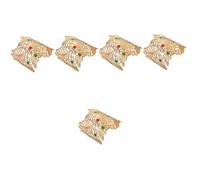 YRYRYW 5 uds. Brazalete para la Parte Superior del Brazo, Brazalete Abierto con Hoja, joyería para Mujer, Estilo Bohemio, Brazalete Ajustable Household faucets