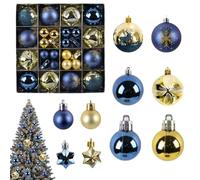 YRYRYW Adornos navideños inastillables, decoración para árboles de Navidad, Decoraciones de Temporada para Tiendas minoristas, telón de Fondo para Fotos, Fiestas, hogares, Balcones, Salas de Estar,