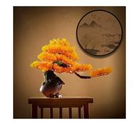 YRYRYW Árboles Artificiales Planta en Maceta Artificial Falso Saludo a los Invitados Pino Bonsái Adorno de árbol Macetero con Jarra de cerámica para exhibición de Escritorio Decoración de Interiores