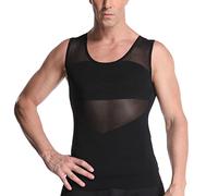 YRYRYW Camiseta de Shapewear para Hombres Estilizada y Suave Botón Carga Talla Gruesa Calienta el Abdomen Controlante del Corazón Sin Molestias Household faucets