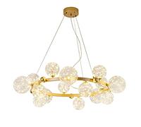 YRYRYW Candelera de Vidrio de Frijoles mágicos concisos, lámpara nórdica led nórdica luz de la niñera, lámpara de la Niza mágica de la luciérnaga, lámparas de Comedor de la Sala de Estar de la Sala