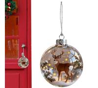 YRYRYW Christmas Tree Balls Ornaments - 3D Animal Seasonal Decoration,Holiday Decor Pendant Ornament - for Living Room Bedroom Office Wall Mantel Front Door Garden Wreath Staircase Home Decorators