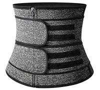 YRYRYW Cinturón de Control Abdominal para Fitness para Hombres - Cierre Pull-On, Botón de Punto Alámbrico, Estilo Deportivo Gripe Bandas Elásticas de Acero Bajo, Shapewear para Hombres Household