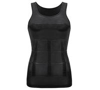 YRYRYW Corseta de Control Abdominal para Hombres, Camiseta Compresora Sin Mangas con Cuello para Entrenamiento, Ajuste Muy Fierro Household faucets
