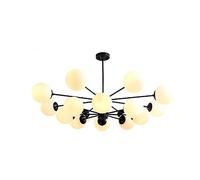 YRYRYW Creatividad Sputnik Candelier Matte Black Techo Luz E27 Fuente de luz Lámpara de Vidrio Durante luz Northern Europa Corredor Corredor Lámpara Lámpara Blanca Lámpara Blanca 16 Cabeza Household