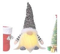 YRYRYW Decoraciones navideñas de gnomos | Muñeca de energía de batería | Gnomo navideño Iluminado: para Acción de Gracias, Vacaciones, Invierno, hogar, Lugar de Trabajo, estantería, Cocina, repisa,