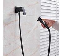 YRYRYW Faucet Bidet Faucets Black Bathroom Shower Tap Bidet Toilet Sprayer Toilet Washer Mixer Muslim Shower Geistige Hygiene Household faucets