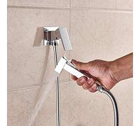 YRYRYW Faucet Brass Shower Tap Bidet Faucet Washer Mixer Muslim Shower Cold & Hot Water Mixer Crane Square Shower Spray Household faucets