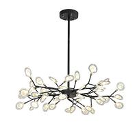 YRYRYW G4 Light Fuente Branch Firefly Altura de Altura Ajustable Luz de Techo para el Comedor Baño Dormitorio de la Sala de Estar y la lámpara de Vidrio 45 Cabeza Household faucets