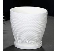 YRYRYW Garden Office Decoration Ceramic Flower PotsStyle Living Room Decoration Ornament Ceramics Vase Succulent Flowers Pot White Ceramic Home Garden Office Decor Household faucets
