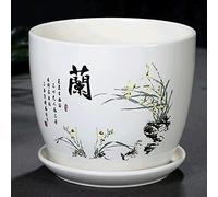 YRYRYW Garden Office Decoration Ceramic Flower PotsStyle Living Room Decoration Ornament Ceramics Vase Succulent Flowers Pot White Ceramic Home Garden Office Decor Household faucets