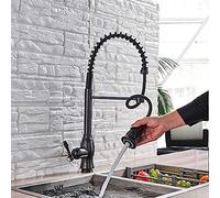 YRYRYW Kitchen Tap Kitchen Faucet Brass Hot and Cold One Hole Single Handle Deck Mounted Mixer Tap Pull out Spout Household faucets