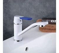 YRYRYW Kitchen Taps Brass Bathroom Basin Faucet Bathroom Faucet Cold and Hot Water Mixer 360 Rotating Multi Color Hand Cover Household faucets