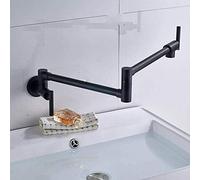 YRYRYW Kitchen Taps Brushed Nickel Single-Handle Bathroom Kitchen Faucet A Hole Cold Water Folds The Sink Taps Household faucets