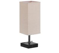 YRYRYW Lamp Bedside Table Light Creative Fabric Iron Table Lamp Suitable for Writing Desk Office Standlamp Knob -in Model Multi-Function with 2 AC Outlets Conference Room Lighting Fixture Lamp