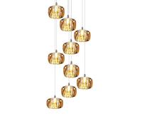 YRYRYW Lámpara de Cristal Creativa de la Personalidad Concisa, G4 Nordic Postmodern Creative Crystal Lámpara, para el Comedor Bar Dormitorio Dormitorio salón de Estar sofá dúplex lámpara de araña y