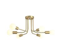 YRYRYW Lámpara de la Sala de Estar, Dormitorio del Comedor, lámpara de Techo nórdica e27, Casco de lámpara Personal Personal Post Creativo 6 Cabeza Household faucets