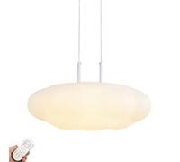 YRYRYW Lámpara de lámpara de Lujo, para la iluminación del Dormitorio de Sala de Estar, Nubes de Arte Europeo LED araña Blanca sin Aurora angustiada 55 * 45cm Household faucets